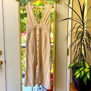 Linen Summer Dress Sz 4